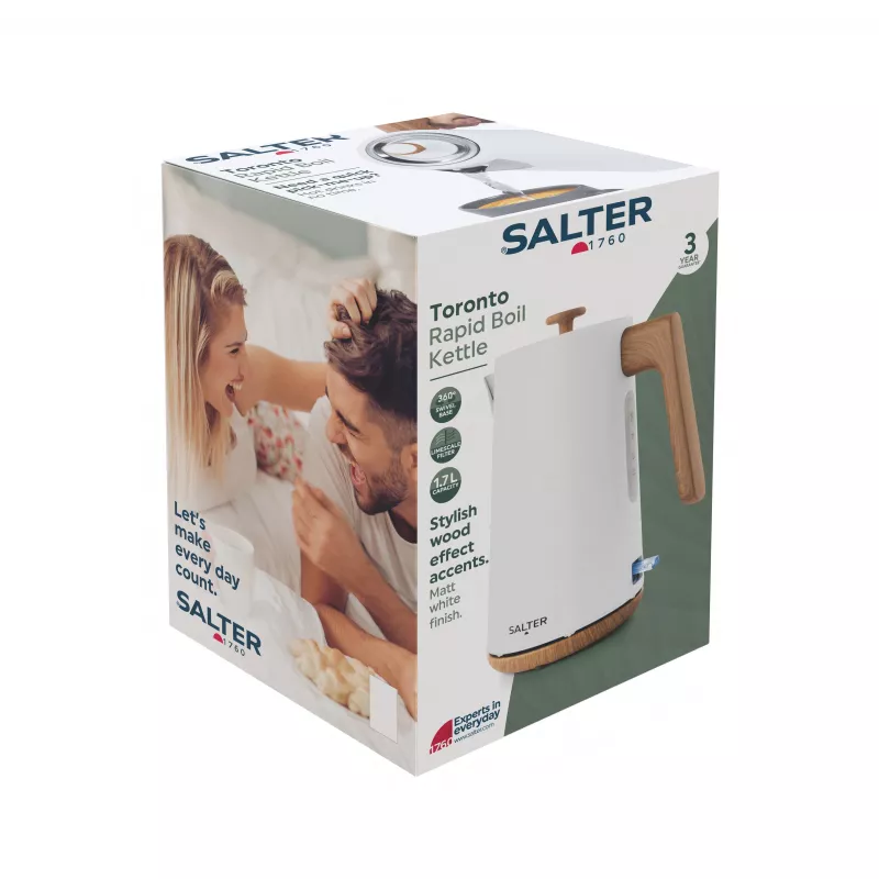 Salter EK5822WHTVDE Toronto Rapid Boil -vedenkeitin valkoinen