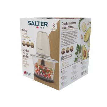 Salter EK6686CRMVDE Retro-yleiskone 200W 0,5L cream