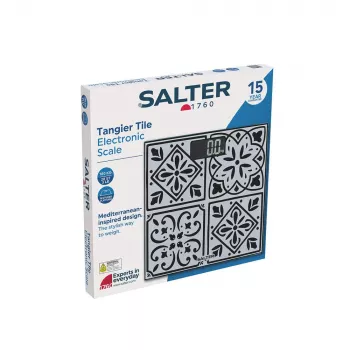 Salter SA00702TCFEU12 Tanger Tile elektroninen keittiövaaka, 5 kg / 1 g, monivärinen