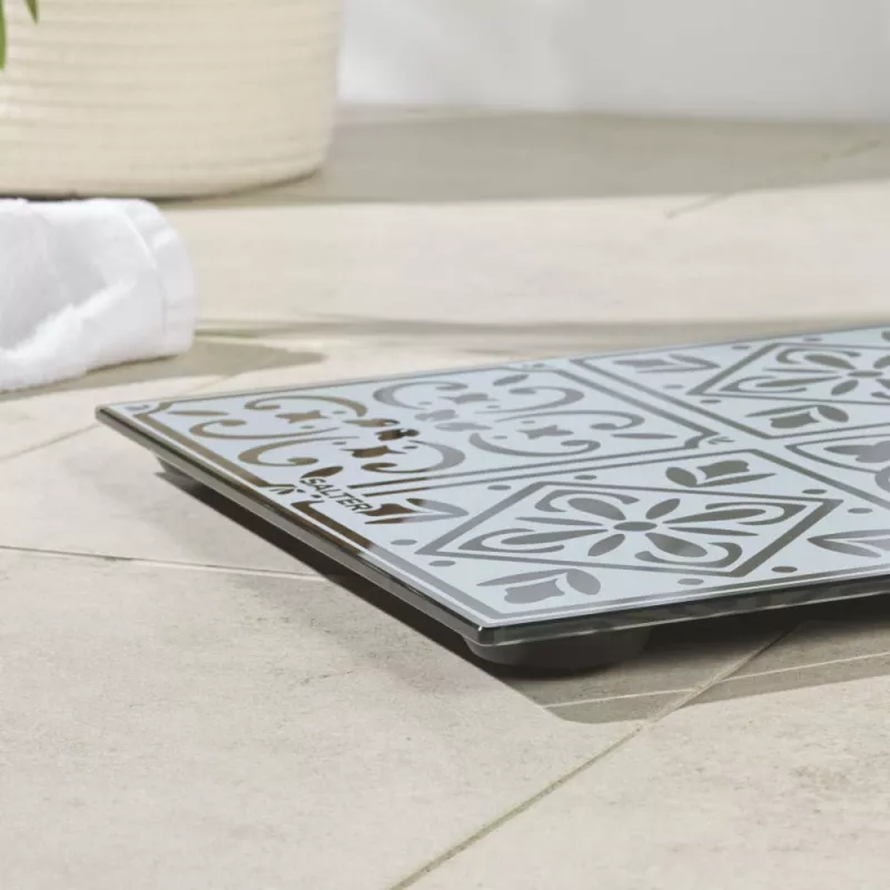 Salter SA00702TCFEU12 Tanger Tile elektroninen keittiövaaka, 5 kg / 1 g, monivärinen
