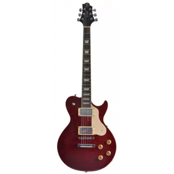Samick AV 3 TR sähkökitara – Transparent Red