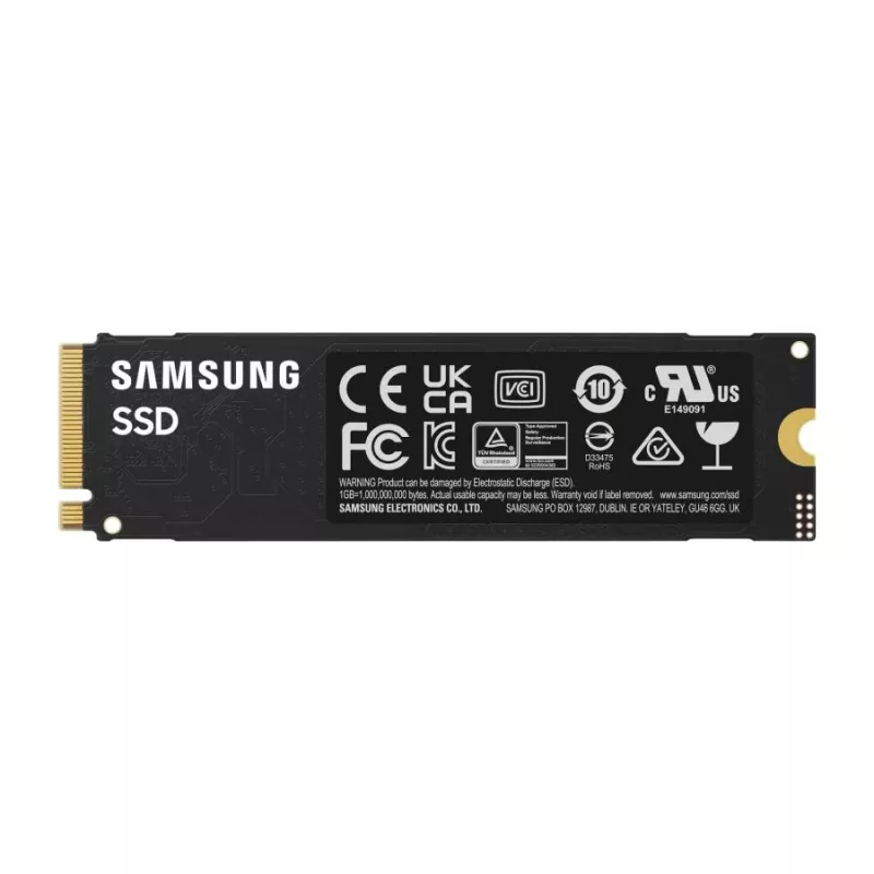 Samsung 990 EVO Plus SSD, 2 TB, M.2, PCIe 4.0, 7150 MB/s, 1350000 IOPS, musta
