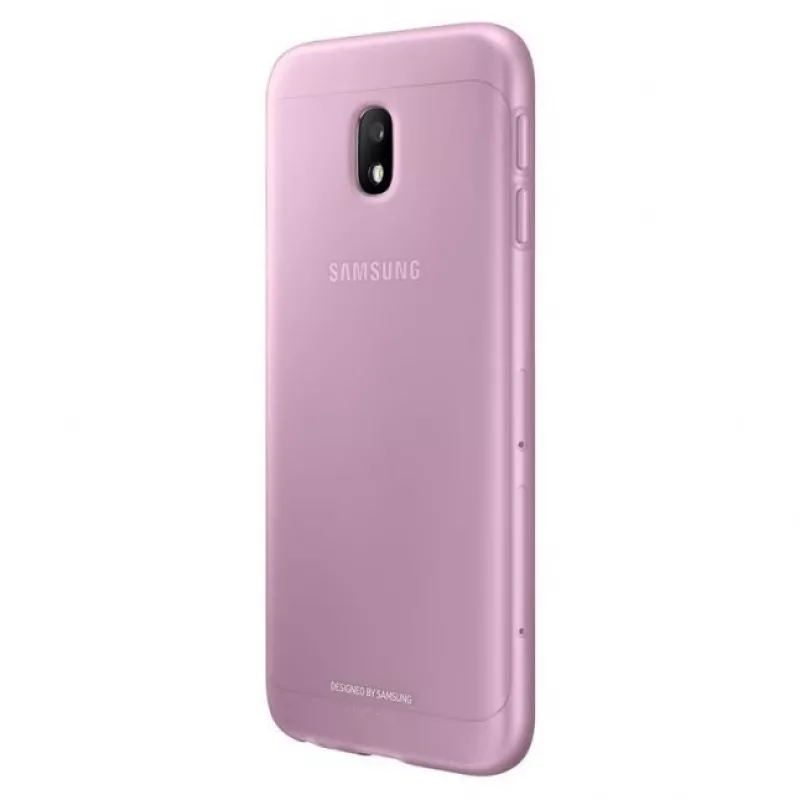 Samsung AJ330TPEG Jelly Cover Galaxy J3 (2017) -koteloon vaaleanpunainen