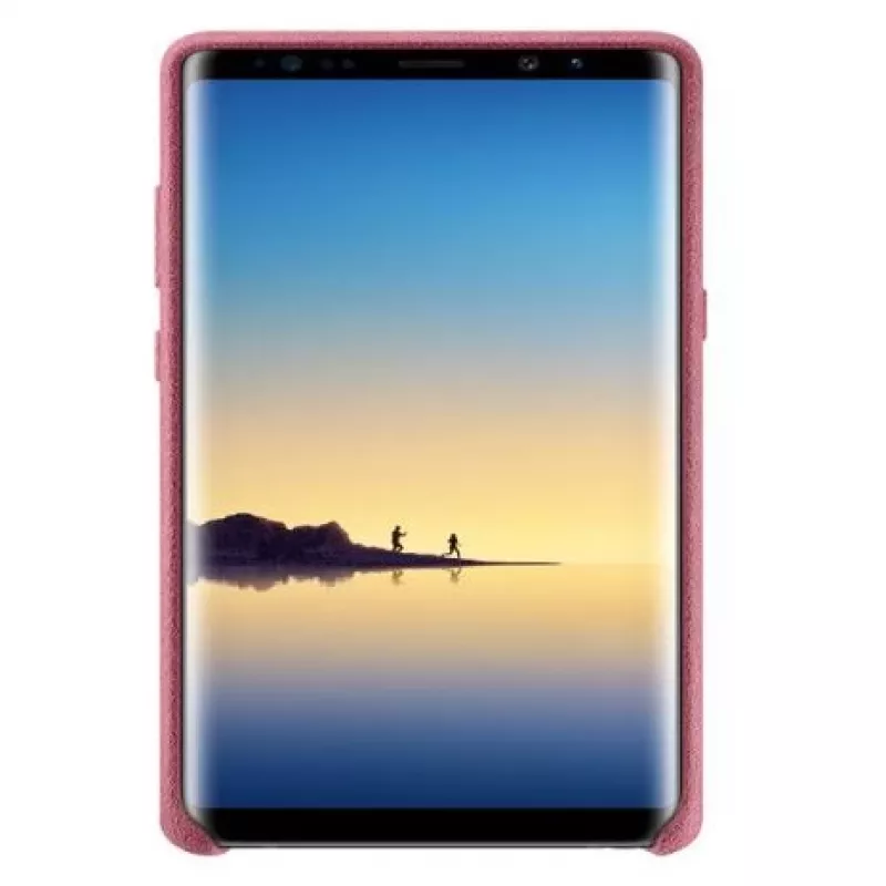 Samsung Alcantara Cover Galaxy Note 8 EF-XN950APEGWW pinkki