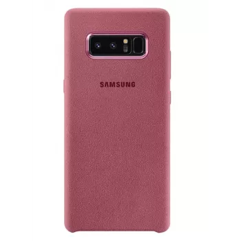 Samsung Alcantara Cover Galaxy Note 8 EF-XN950APEGWW pinkki