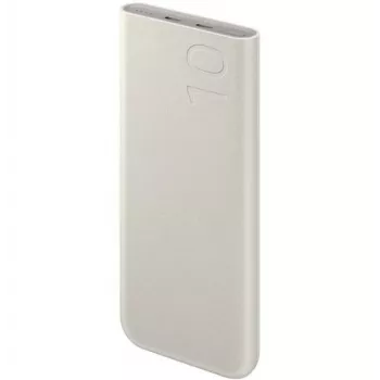 Samsung akku 10 000 mAh kapasiteetti/25W Super Fast Charging/kaksoisliitäntä/PD Power Delivery valkoinen