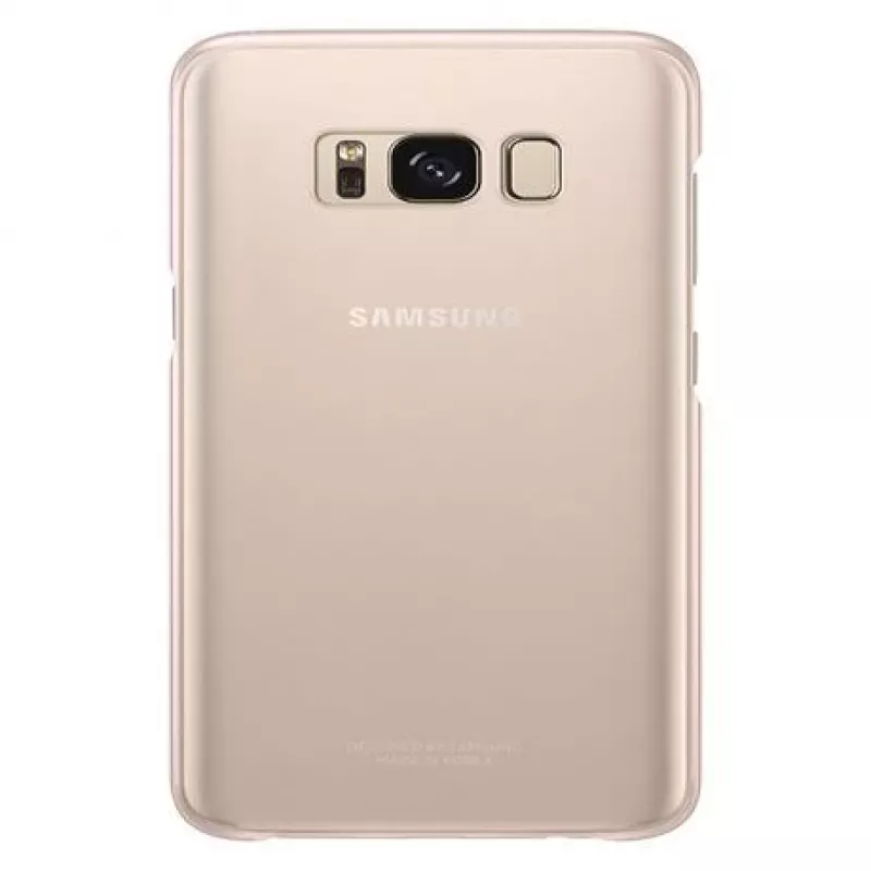 Samsung Clear Cover Galaxy S8+ G955 vaaleanpunainen