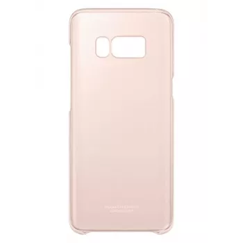 Samsung Clear Cover Galaxy S8+ G955 vaaleanpunainen