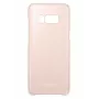 Samsung Clear Cover Galaxy S8+ G955 vaaleanpunainen