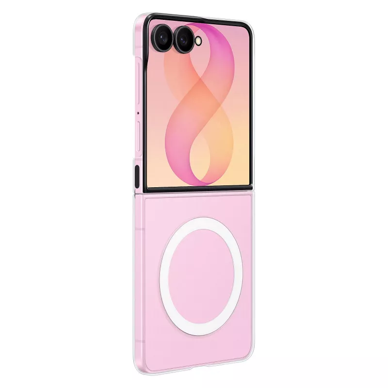 Samsung Clear Magnet kuori Galaxy Z Flip8:lle läpinäkyvä