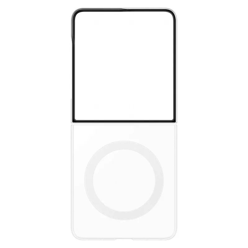Samsung Clear Magnet kuori Galaxy Z Flip8:lle läpinäkyvä