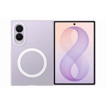 Samsung Clear Magnet -kotelo Galaxy Z Fold8, läpinäkyvä