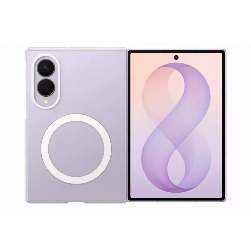 Samsung Clear Magnet -kotelo Galaxy Z Fold8, läpinäkyvä