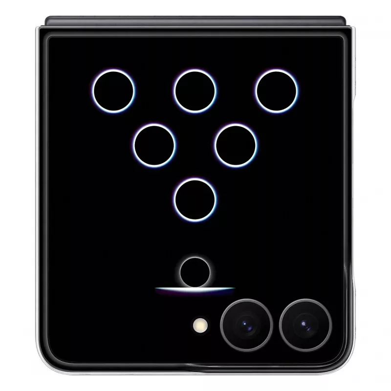 Samsung EF-FF776CJEGWW FlipSuit Magnet -kotelo Galaxy Flip8 - harmaa