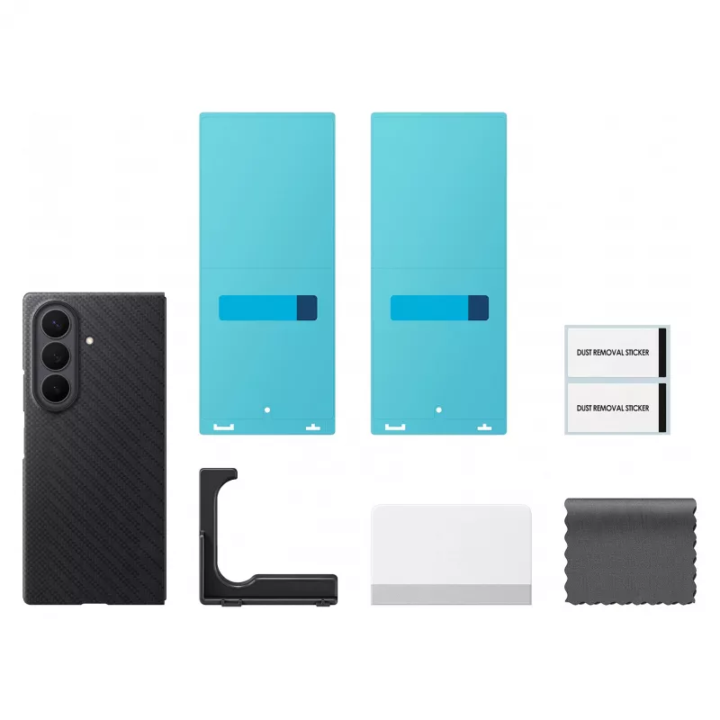 Samsung EF-KF976SBEGWW Carbon Magnet Case Galaxy Fold 8 Ultra - musta