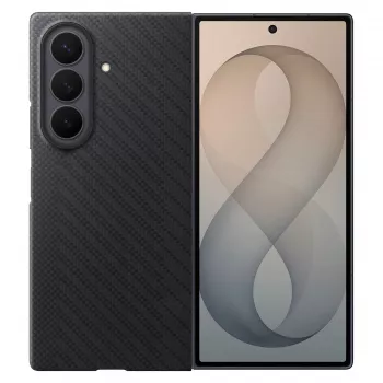 Samsung EF-KF976SBEGWW Carbon Magnet Case Galaxy Fold 8 Ultra - musta
