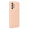 Samsung EF-OA336TPEGWW -korttipaikkakotelo Galaxy A33 5G:lle, persikka