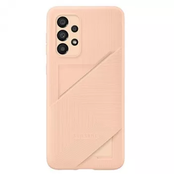 Samsung EF-OA336TPEGWW -korttipaikkakotelo Galaxy A33 5G:lle, persikka