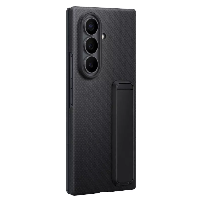 Samsung Carbon Standing Case Galaxy Z Fold8 Ultra -puhelimelle, musta
