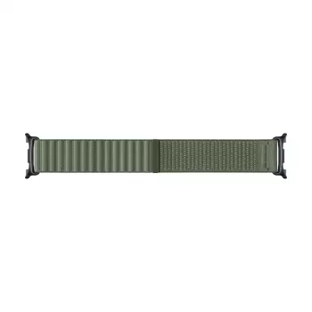 Samsung Fabric Band (M/L) Galaxy Watch9 & Watch8 - Olive Woven Nylon älykellon ranneke