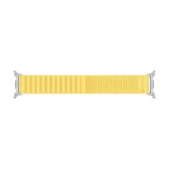 Samsung Fabric Band (S/M) Galaxy Watch9 (Watch8) -kelloon – keltainen nylonranneke