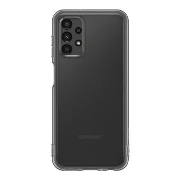Samsung Galaxy A13 5G Soft Clear -kuori läpinäkyvä musta
