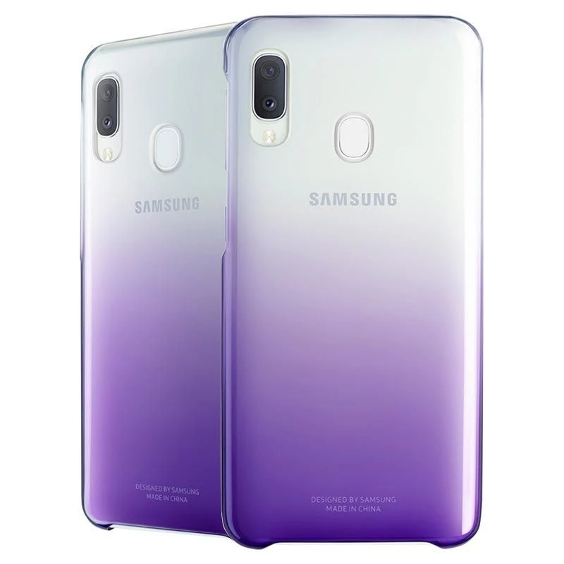 Samsung Galaxy A20e Gradation Cover EF-AA202CVEGWW violetti