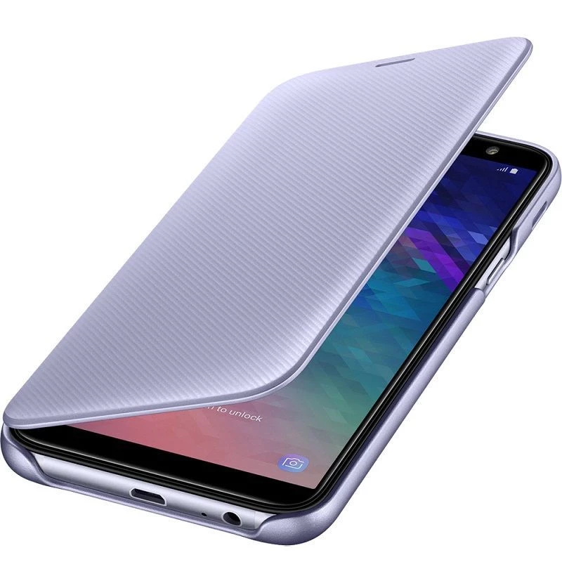 Samsung Galaxy A6+ (2018) lompakkokuori violetti