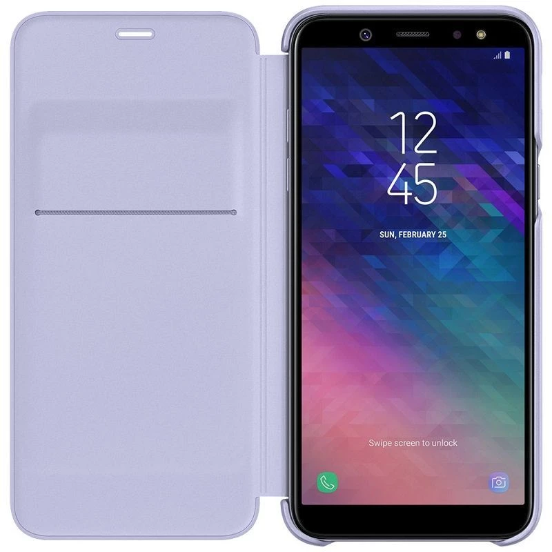 Samsung Galaxy A6+ (2018) lompakkokuori violetti