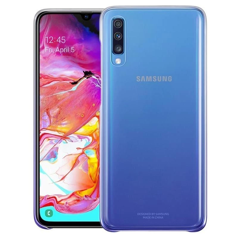 Samsung Galaxy A70 Gradation Cover EF-AA705CVEGWW violetti