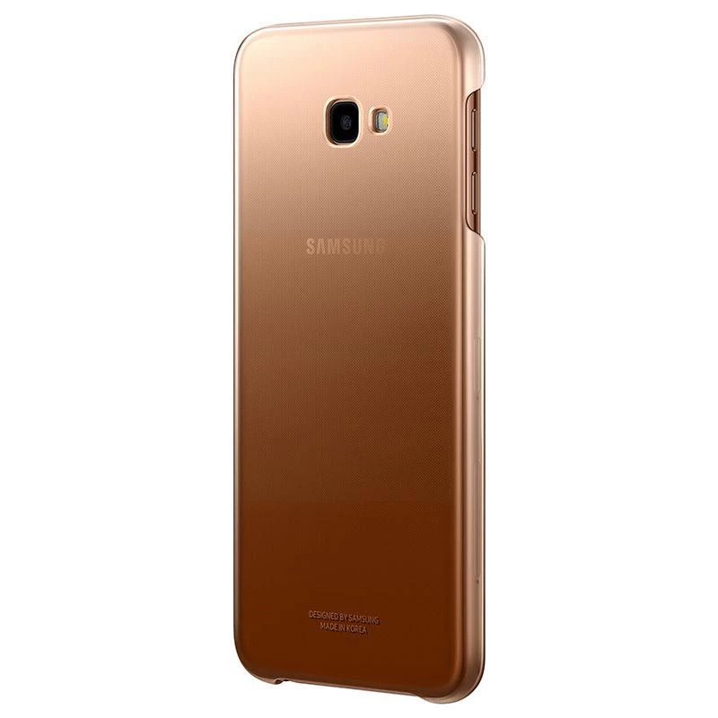 Samsung Galaxy J4 Plus liukuvärjätty kuori EF-AJ415CFEGWW kulta