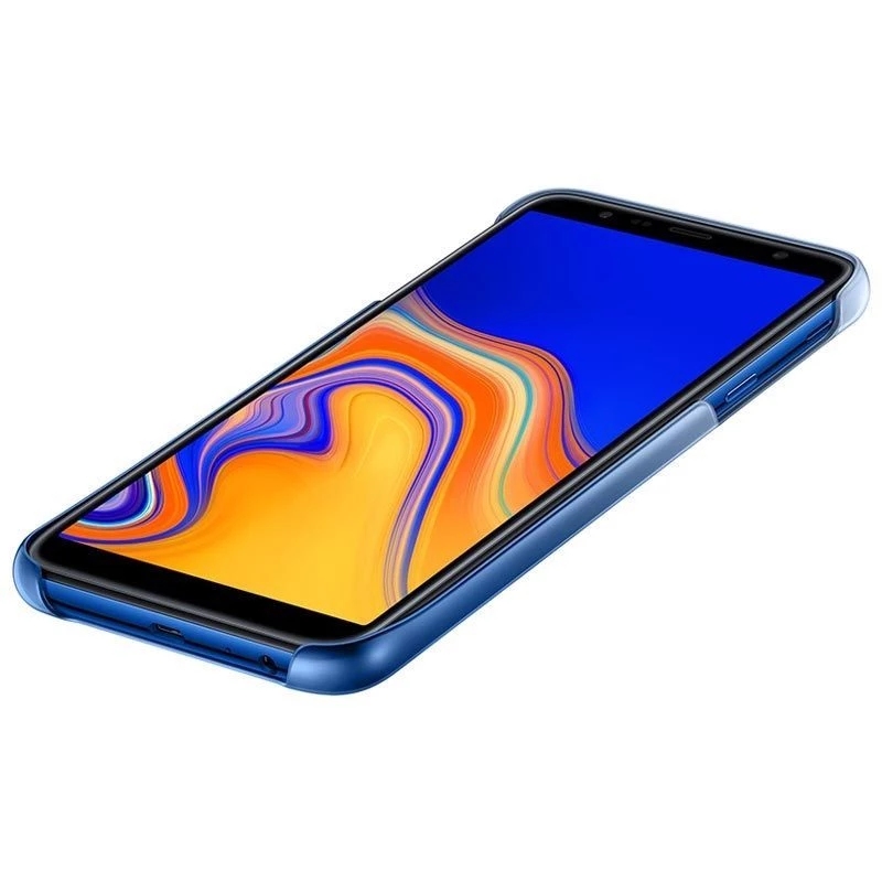 Samsung Galaxy J4 Plus Gradation Cover EF-AJ415CLEGWW sininen