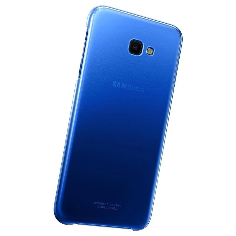 Samsung Galaxy J4 Plus Gradation Cover EF-AJ415CLEGWW sininen