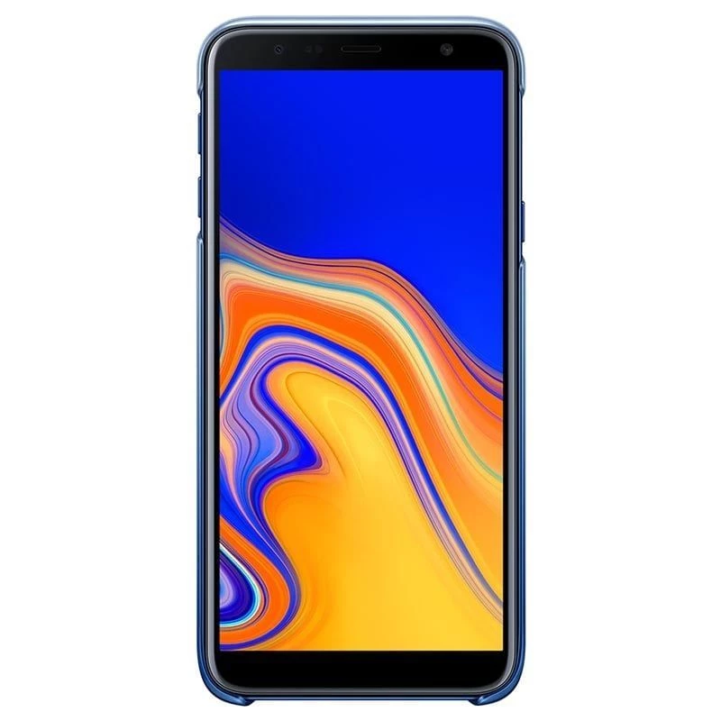 Samsung Galaxy J4 Plus Gradation Cover EF-AJ415CLEGWW sininen