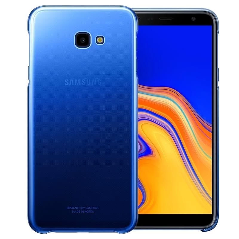 Samsung Galaxy J4 Plus Gradation Cover EF-AJ415CLEGWW sininen