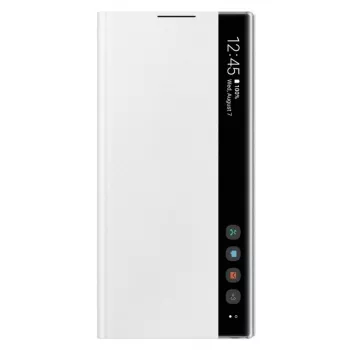Samsung Galaxy Note 10 Clear View Cover valkoinen