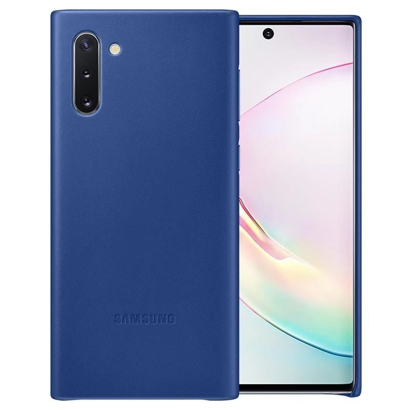 Samsung Galaxy Note 10 nahkakotelo sininen