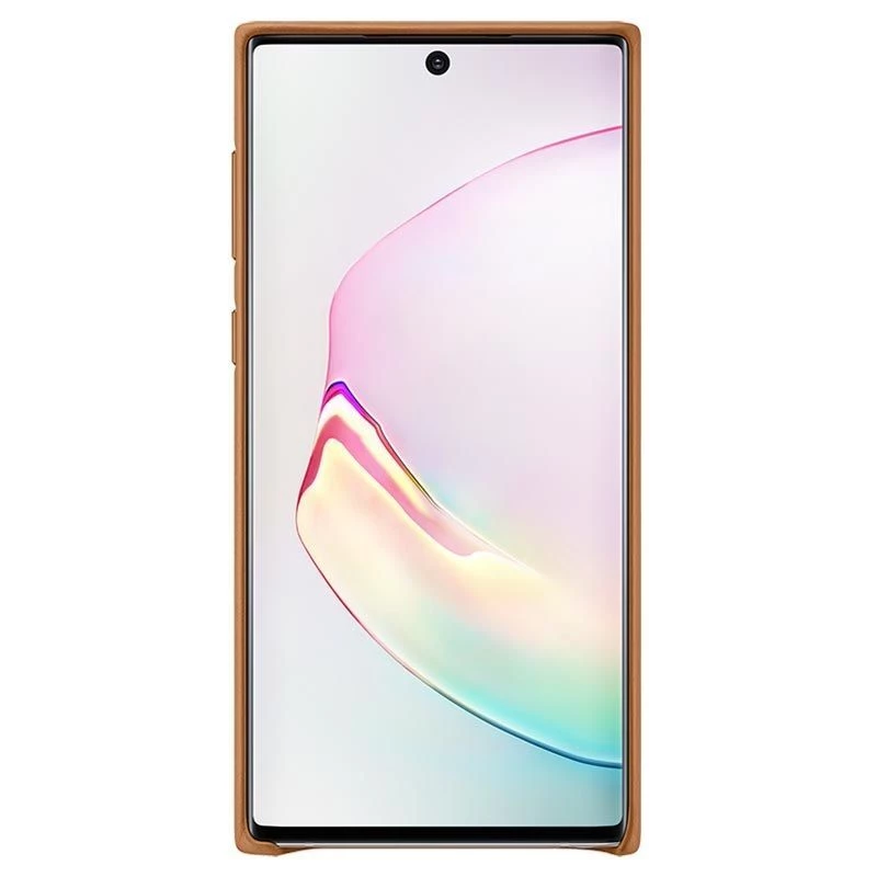 Samsung Galaxy Note 10 nahkakotelo camel