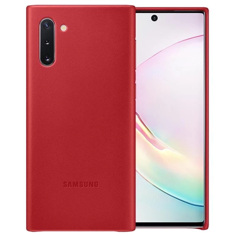 Samsung Galaxy Note 10 nahkakotelo punainen
