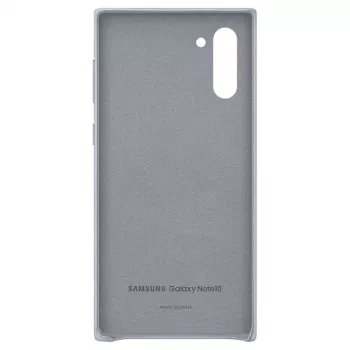 Samsung Galaxy Note 10 nahkakotelo harmaa