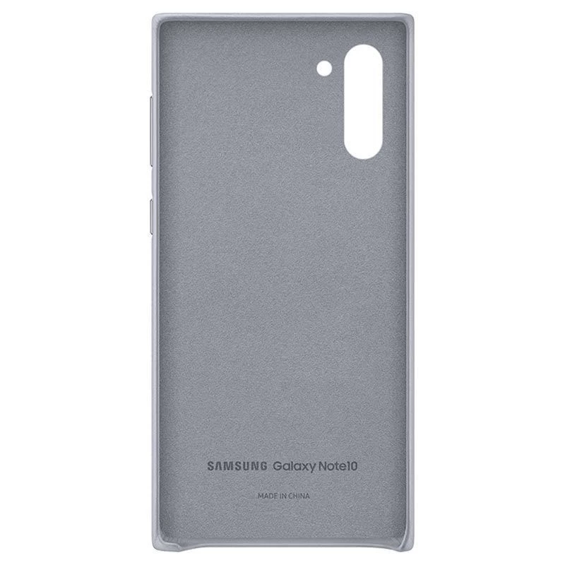 Samsung Galaxy Note 10 nahkakotelo harmaa