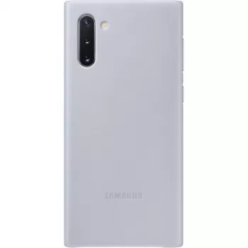 Samsung Galaxy Note 10 nahkakotelo harmaa