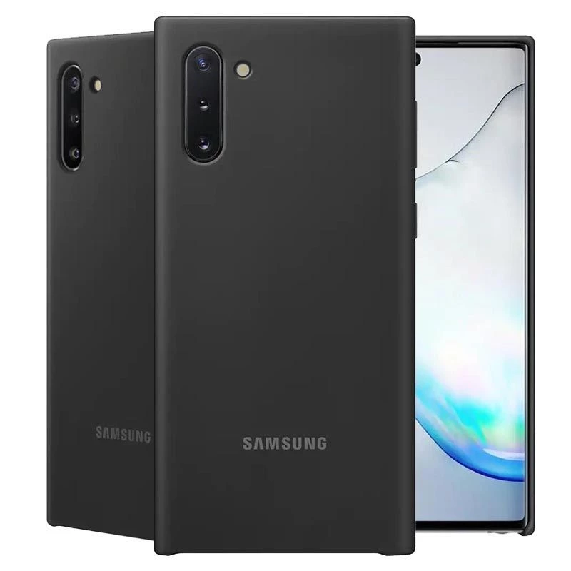 Samsung Galaxy Note 10 silikonikotelo musta