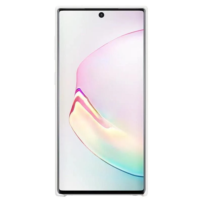 Samsung Galaxy Note 10 silikonikotelo valkoinen