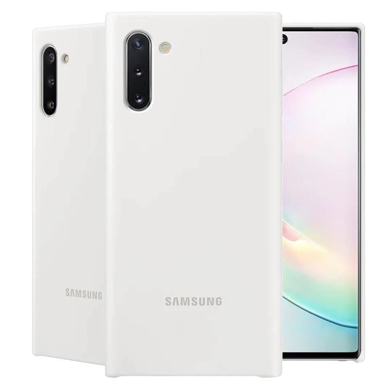 Samsung Galaxy Note 10 silikonikotelo valkoinen