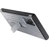 Samsung Galaxy Note 20 / Note 20 5G Protective Standing Cover kuori hopea