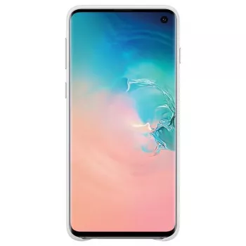 Samsung Galaxy S10 nahkakuori valkoinen