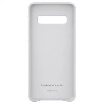 Samsung Galaxy S10 nahkakuori valkoinen