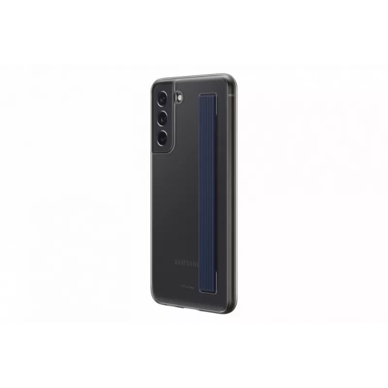 Samsung Galaxy S21 FE Clear Strap -suojakotelo, tummanharmaa