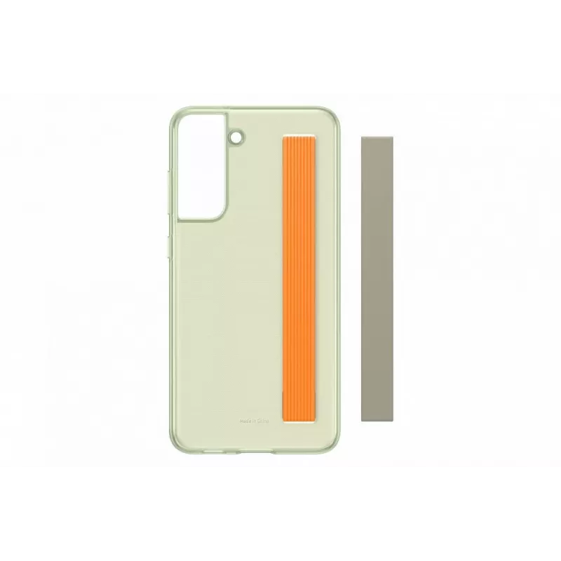 Samsung Galaxy S21 FE Clear Strap -kotelo Olive Green
